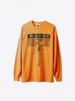 airbag craftworks good morning tapes | SKY IS THE LIMIT LS TEE - BRIGHT ORANGE