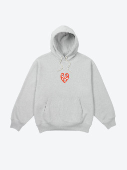 the trilogy tapes ttt | heart hoody | grey
