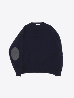 phingerin phingerin | joint knitted sweater | navy