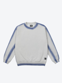the trilogy tapes  ttt | over dye crew  | grey with blue