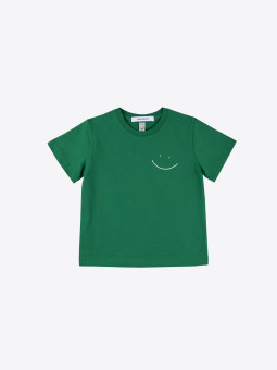 - children t-shirt | simply happy | green