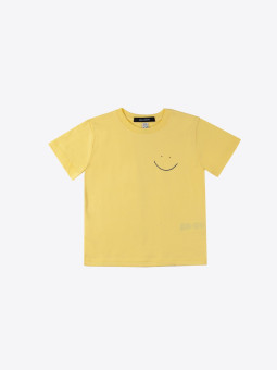 airbag craftworks children t-shirt | simply happy | yellow
