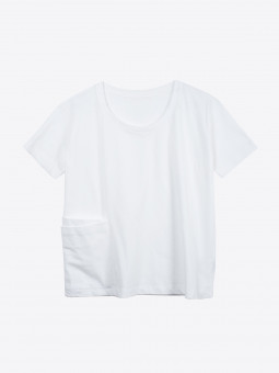 airbag craftworks womens pick pocket shirt | off white