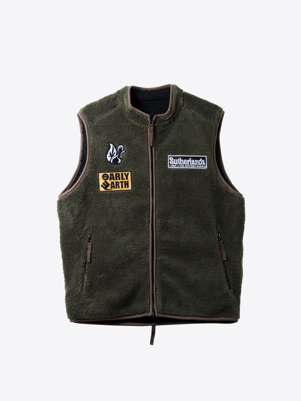 good morning tapes |Reversible Polar Fleece Zip Thru Vest