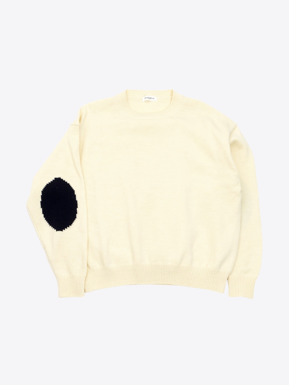 phingerin phingerin | joint knitted sweater | ivory