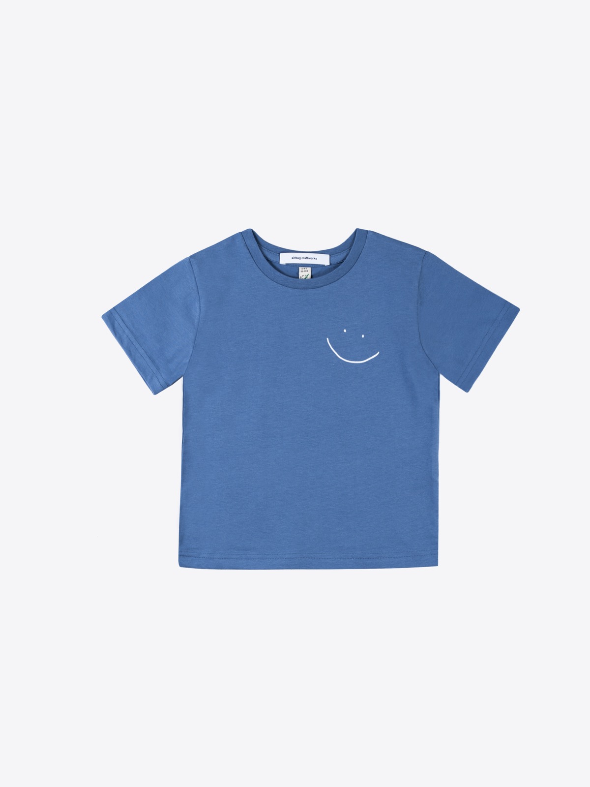 airbag craftworks children t-shirt | simply happy | blue
